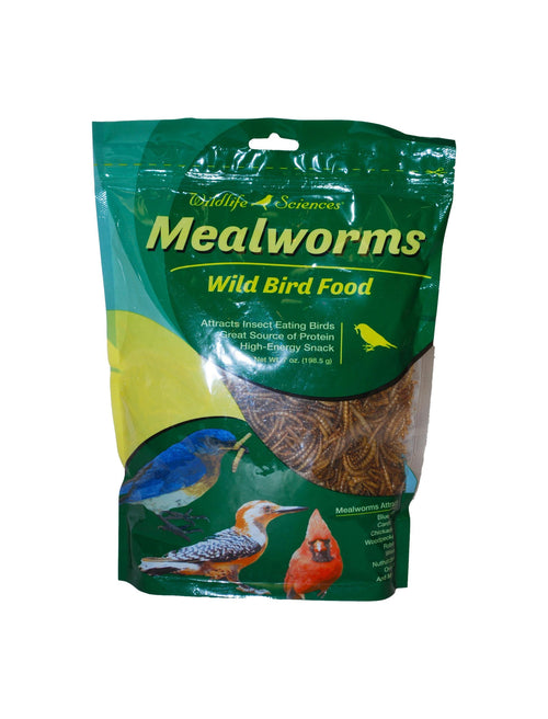 Dried Mealworms for Birds - 7 oz. Bag image 0