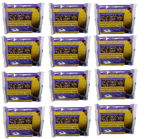 Happy Finch Seed Cake 12 Pack - 12 Seed Bars  7oz Each image 0