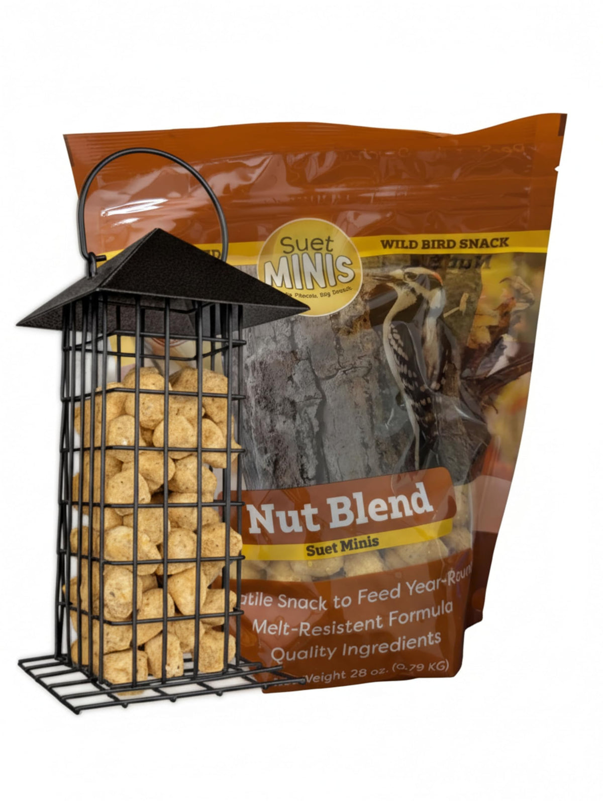 Wildlife Sciences No Melt Suet Dough Suet Minis | 28 oz