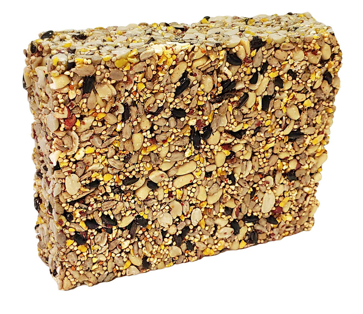 Wildlife Sciences Songbird Treats Seed Bars | 8 Pack of 1.75 lb Bird Seed Cakes for Wild Birds (Woodpecker Crunch)