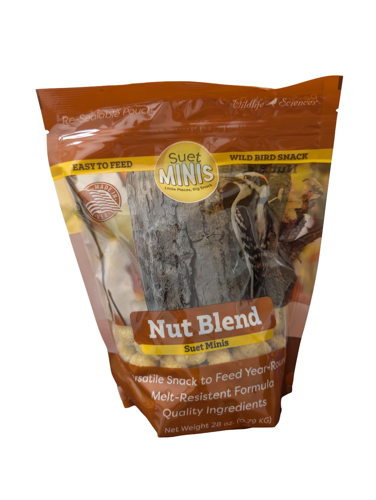 Wildlife Sciences No Melt Suet Dough Suet Minis | 28 oz
