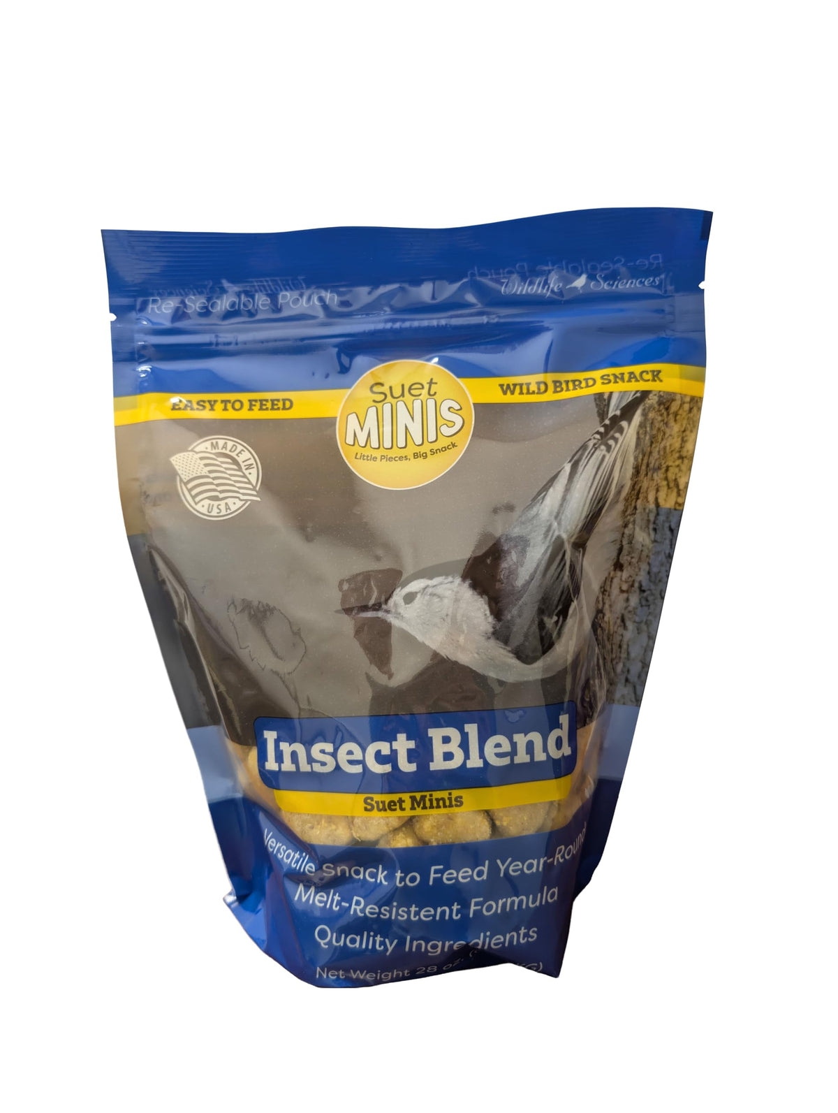 Wildlife Sciences No Melt Suet Dough Suet Minis | 28 oz