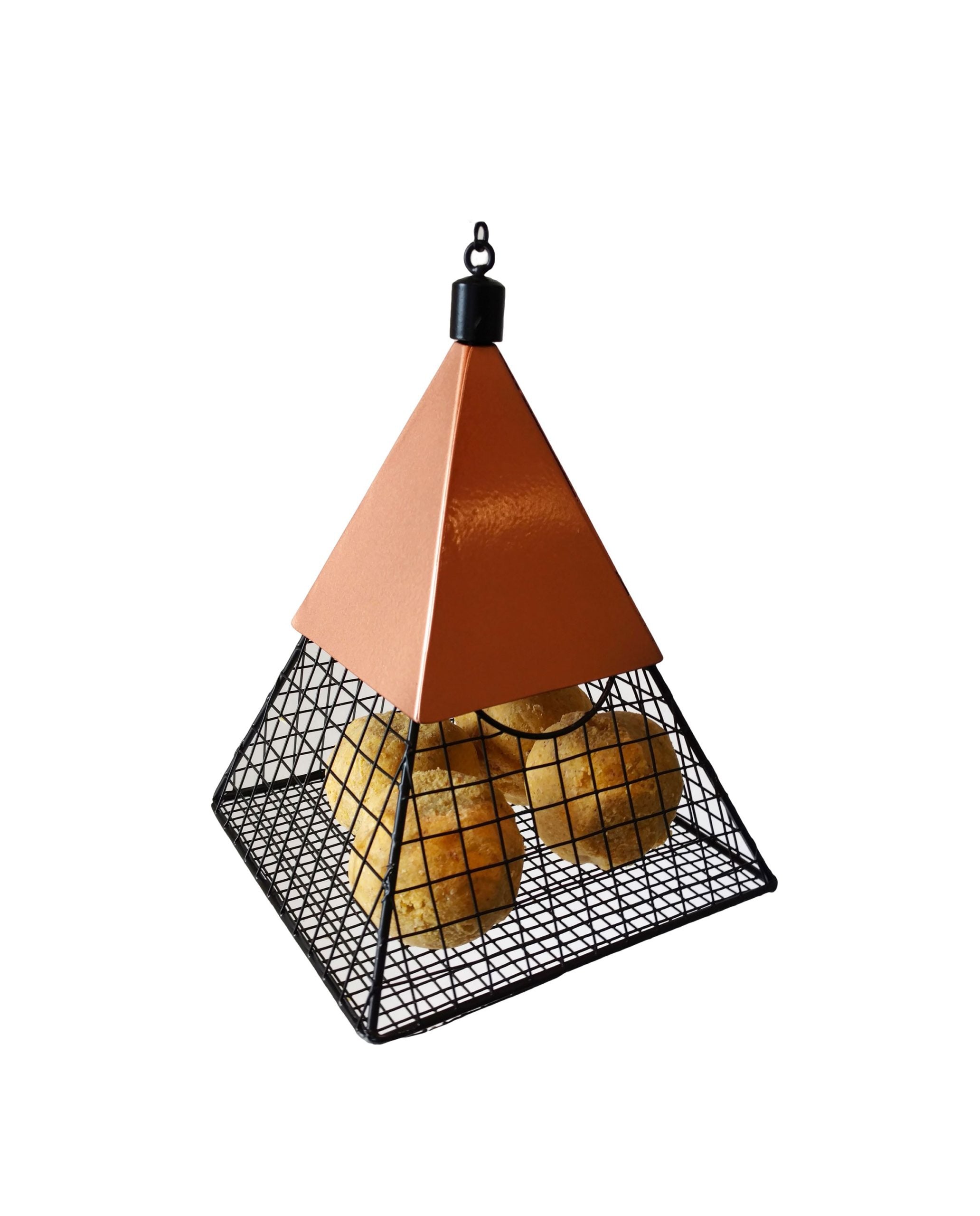 Pyramid Suet Ball Feeder-Geo Feeder image 0