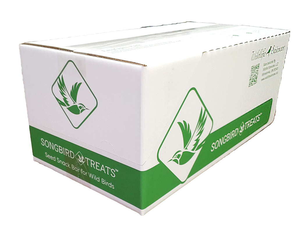 Songbird Treats Seed Bars | 8 Pack of 1.75-2 lb Bird Seed Cakes for Wild Birds