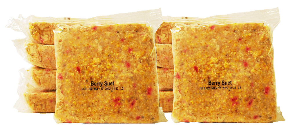 ST. ALBANS BAY SUET PLUS Suet Cake 15 Pack | 11 oz. Suet Cakes for Wild Birds|