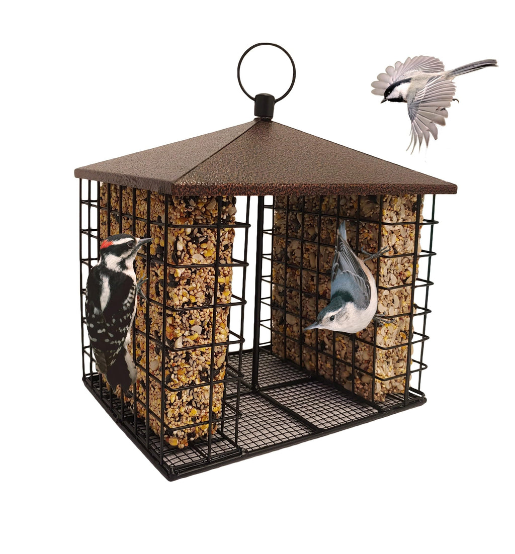 Wildlife Sciences Songbird Treats Seed Bars | 12 Pack of 8 oz Bird Seed Cakes for Wild Birds