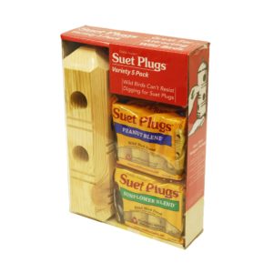 Suet Plug Combo Pack for wild birds